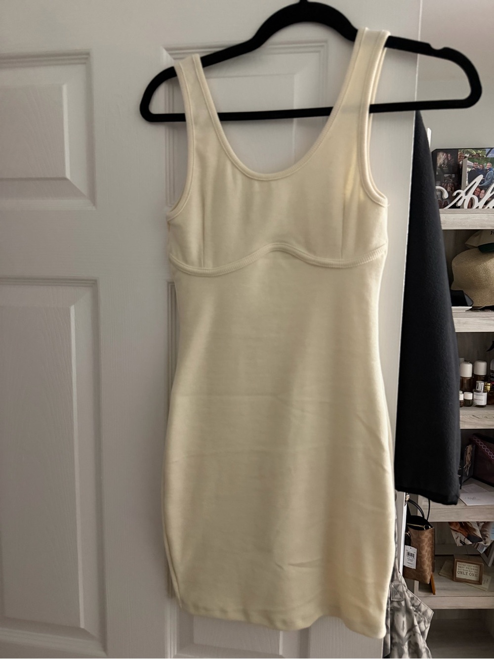 Sleeveless butter yellow Tank Slip Dress - Women's Intimates
